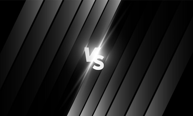 Versus Screen For Fight of sport and game Battle Or Sport VS Background Концепция векторного дизайна