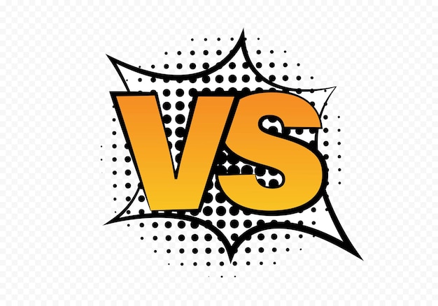 Versus strijd illustratie logo ontwerpsjabloon Versus vector pictogram VS letters voor sport