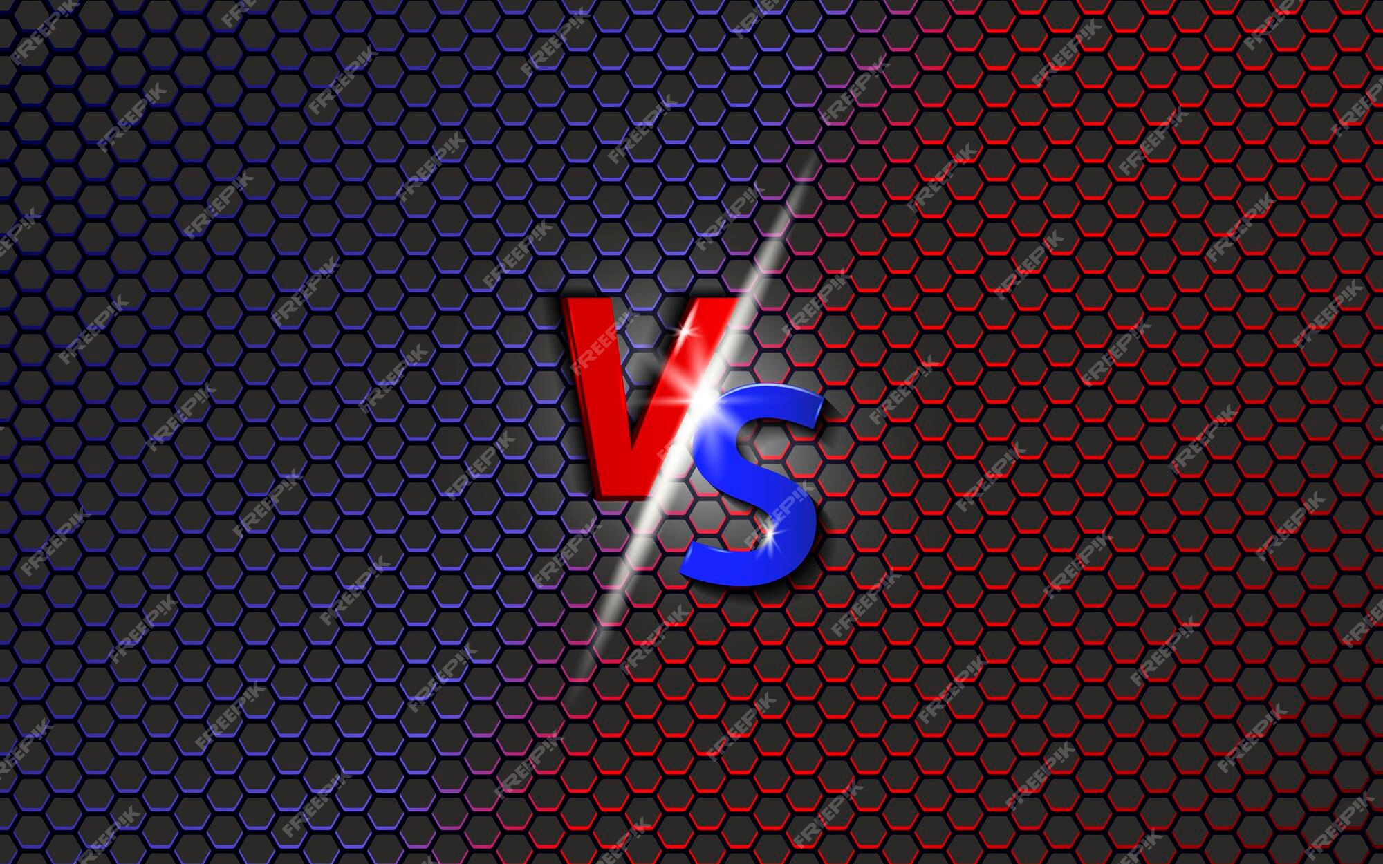 Premium Vector  Versus vs fight battle screen background