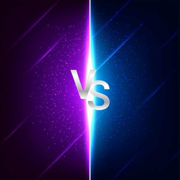 Premium Vector  Versus vs fight battle screen background