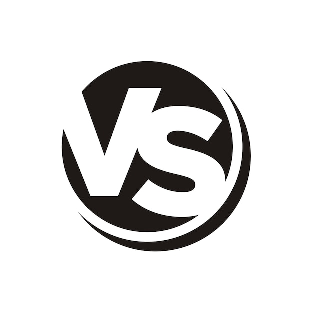 Versus Or VS Letters 로고 터 템플릿