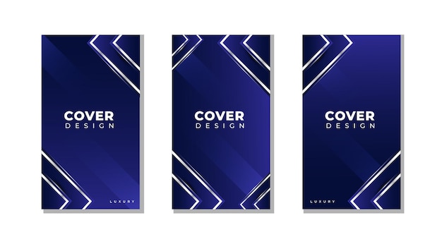 Vertical background design luxury with geometric shape