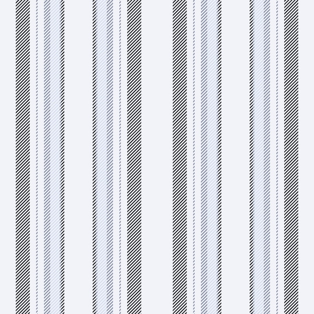 Vertical background textile of fabric pattern vector with a lines seamless stripe texture in white and dark colors