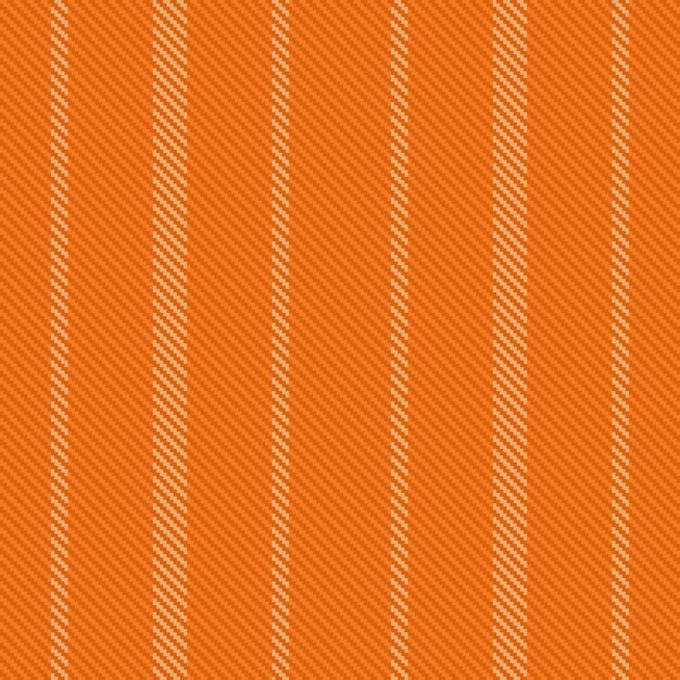 Vertical fabric textile of texture vector stripe with a pattern background lines seamless in orange color