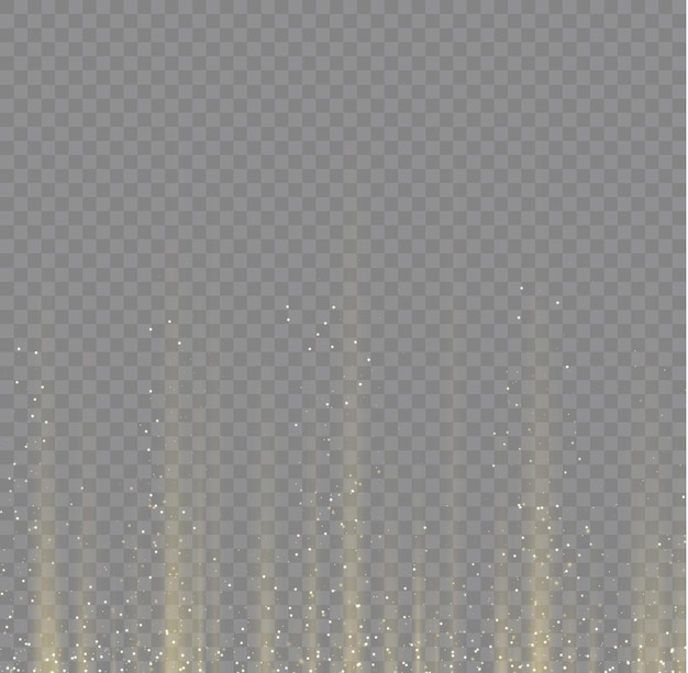 ベクトル 垂直花輪ライト効果ゴールド ネオンライン雨火花塵黄色速度モーション背景ベクトル