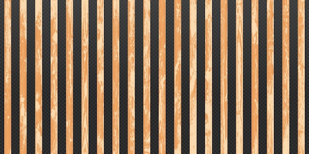 Vector vertical pattern of thin wooden textured lamellas with timber print