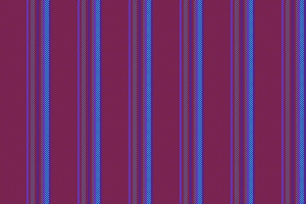 Vector verticale textuur naadloos van stof lijnen vector met een patroon achtergrond streep textiel in paarse en rode kleuren