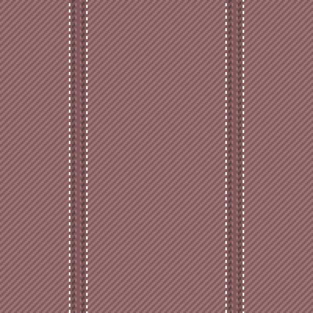 Vertikale textuurstof van gestreepte achtergrondvector met een textiel naadloos lijnenpatroon