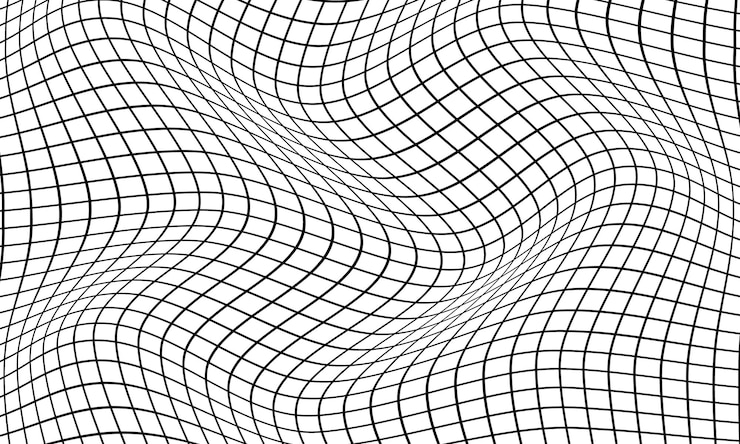 Vector vervormd rasternet