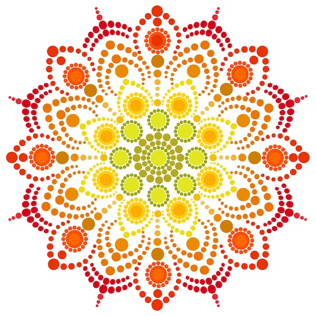 Vector very beautiful decoration mandala art for tattoo backdrop fabric and etc