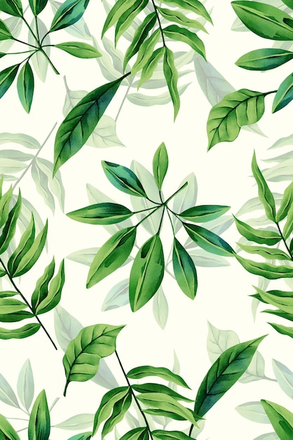 Vector verzameling illustraties van tropische bladerenelementen die geschikt zijn voor zomerdrukpatronen op textiel