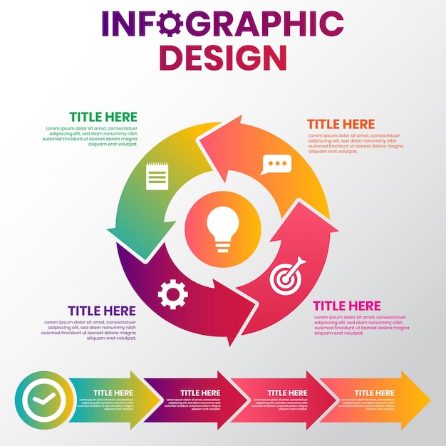 verzameling infographic ontwerpen voor zakelijke en presentatiematerialen