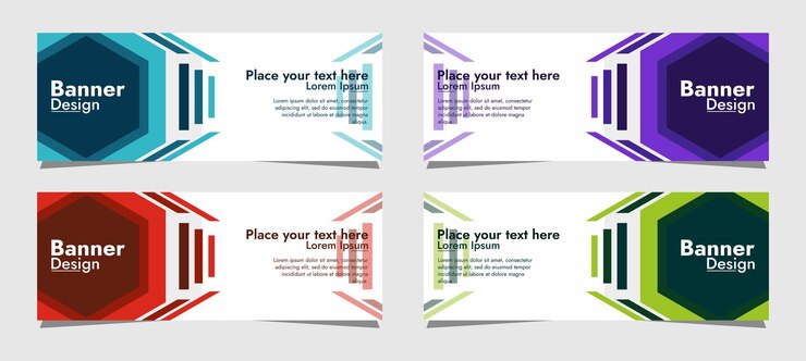 Vector verzameling van abstracte moderne banner achtergrond ontwerp vector sjabloon