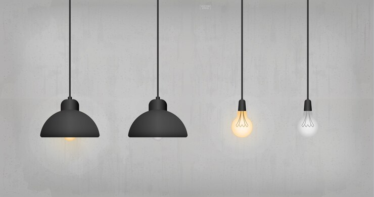 Vector verzameling van verlichtingsarmaturen