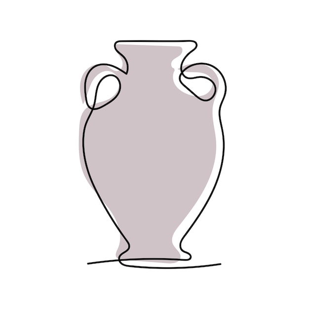 verzamelingen vazen en amforen Keramische vaas oude Griekse illustratie voor een pot