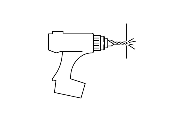 Verzinken handmatige pictogram vector ontwerpsjabloon