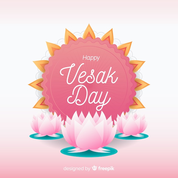 Vector vesak day