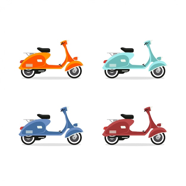 Вектор Набор vespa