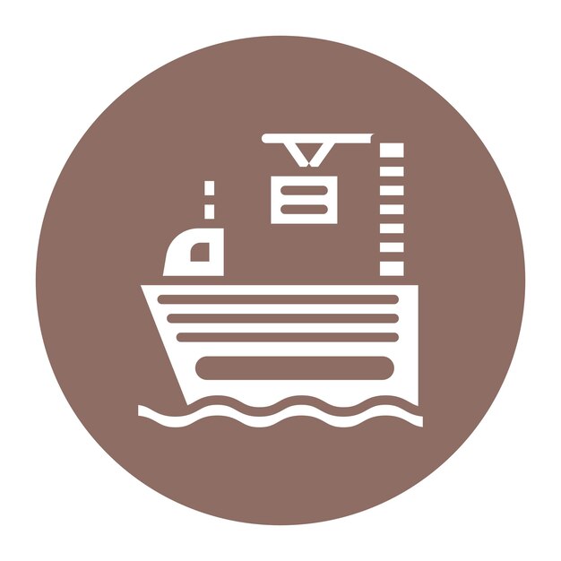 Vessel icon vector image can be used for shooting