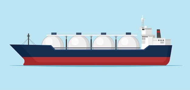 Vector vessel tanker ship boat transportation cruise sea vector transport illustration ocean yacht