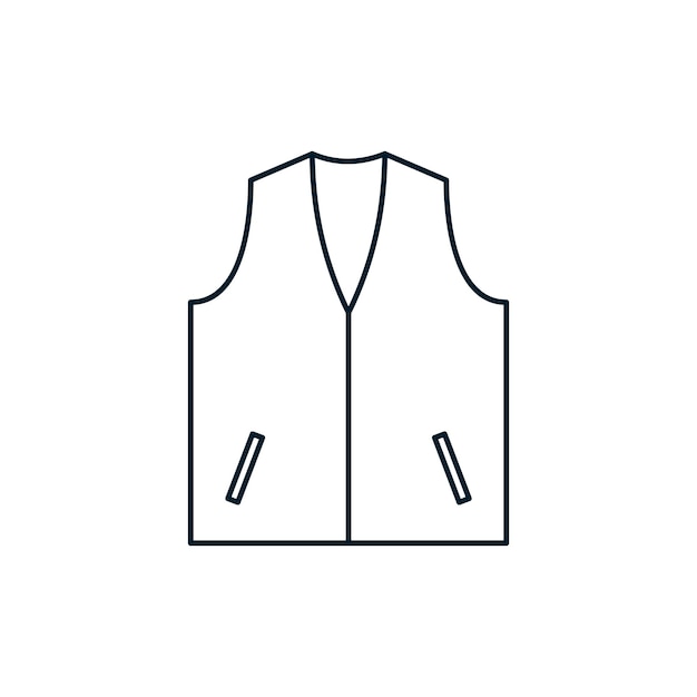 Vector vest icon vector design templates simple and modern concept