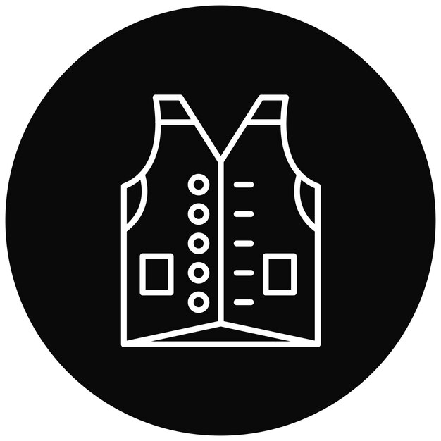 Vest icon vector image Can be used for Clothes