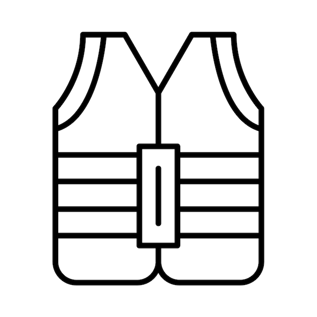 Vest Line Illustration