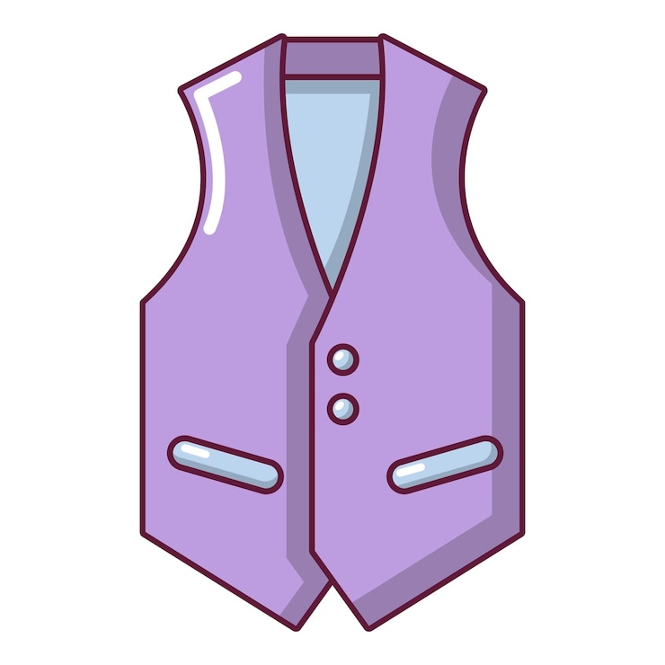 Vector vestpictogram beeldverhaalillustratie van vest vectorpictogram voor web
