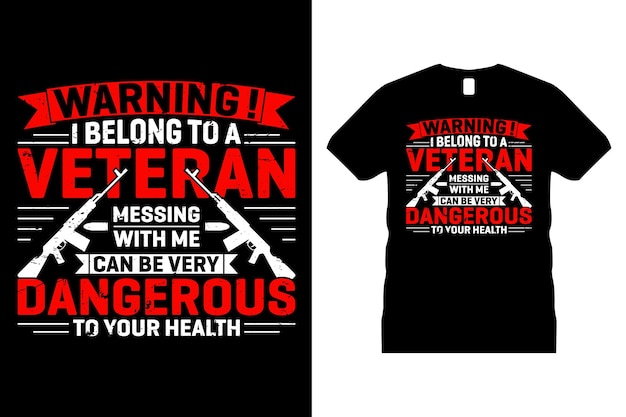 Veteraan grafisch T-shirt Design Vector. Memorial, Militair, Verenigd, Ons Leger, Vrijheid,