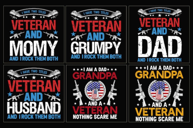 veteran day t shirt bundle veteran typography t shirt bundle or veteran svg