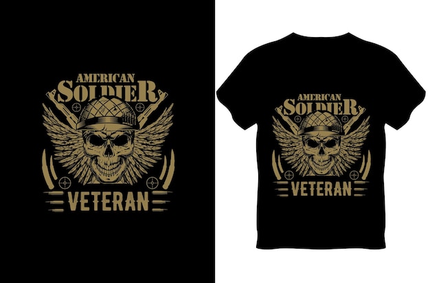 Vector veteran day tshirt design