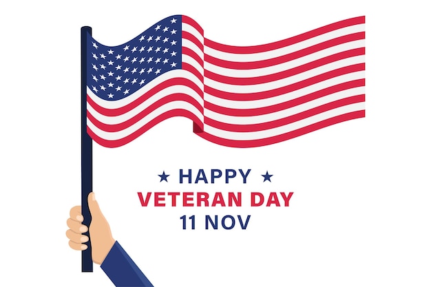 Veteran day vector illustration