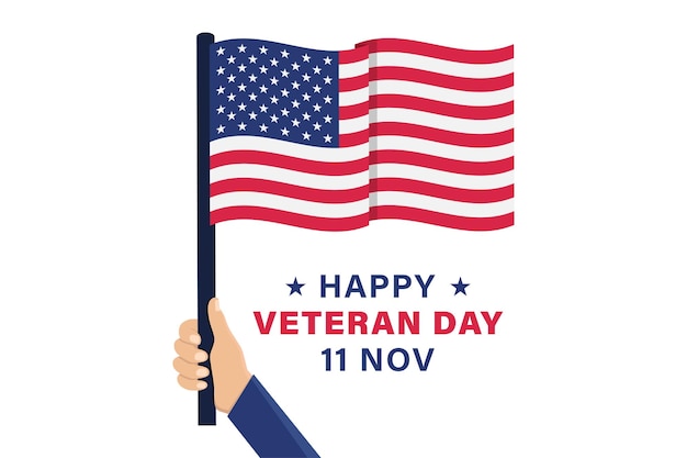 Veteran day vector illustration