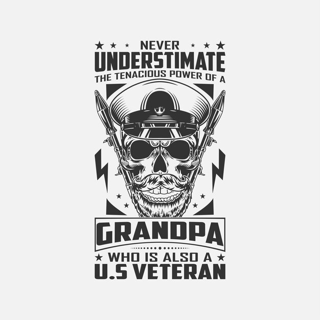 T-shirt da veterano