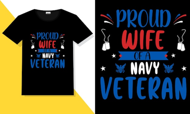 Veteran typography T Shirt Design