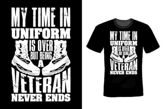 Veteranendag t-shirtontwerp, typografie, vintage