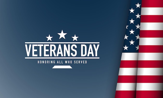 Veterans day background design