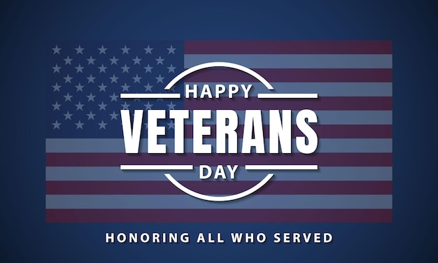 Veterans Day Background Design