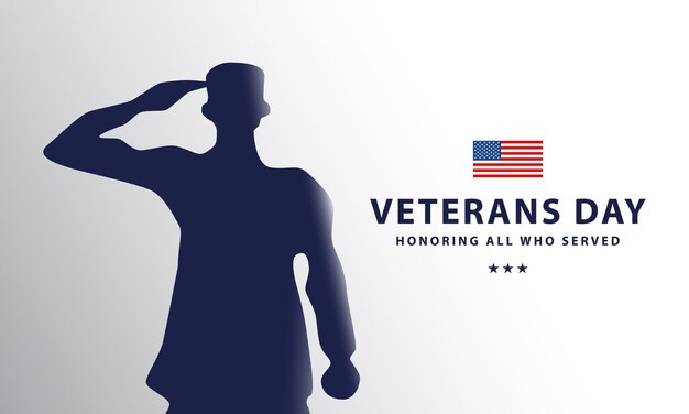 Veterans Day Background Design