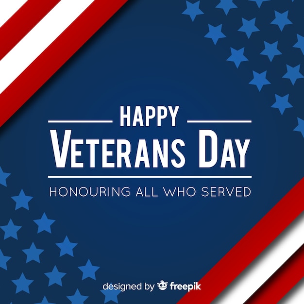 Vector veterans day background