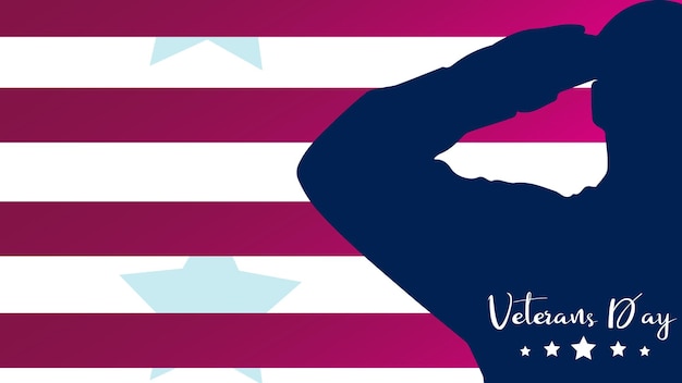 Veterans day, honoring all who served, posters, modern design vector illustration for banners.