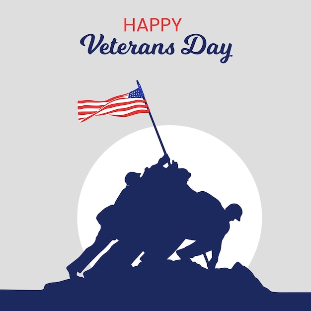 Veterans day illustratie