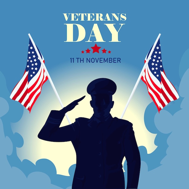 Veterans day illustration