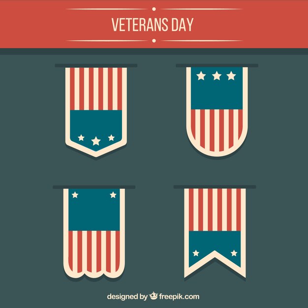 Veterans day insignias