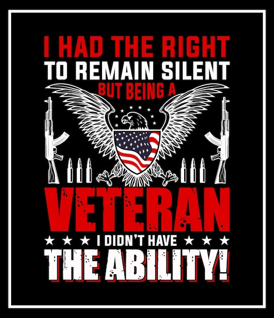 veterans day t-shirt design