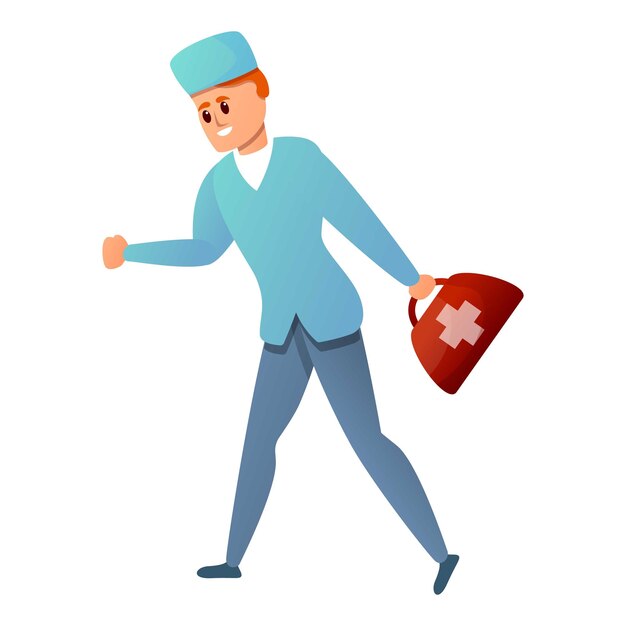 수의사 응급 처치 키트 아이콘 백색 바탕에 고립 된 웹 디자인을위한 수의원 응급 처리 키트 터 아이콘의 만화