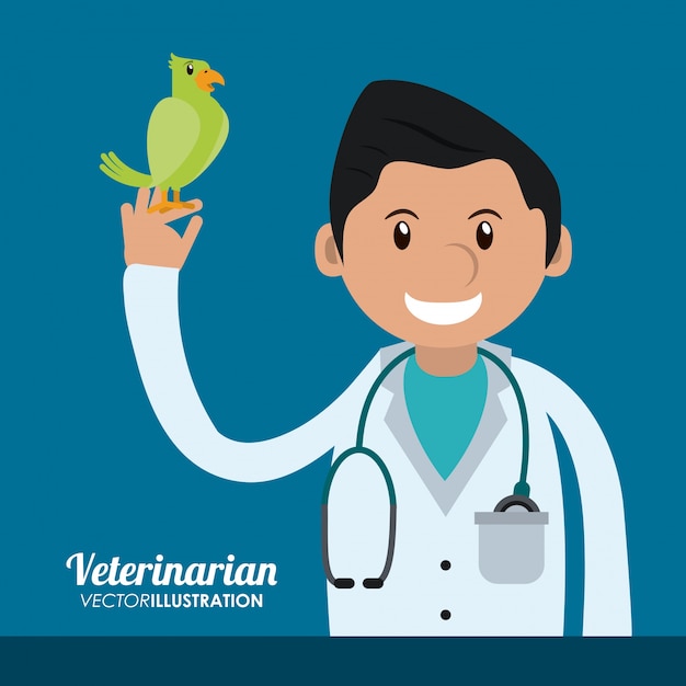 Veterinarian pet clinic icon