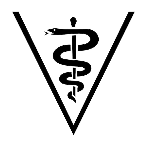 veterinary medicine sign vector