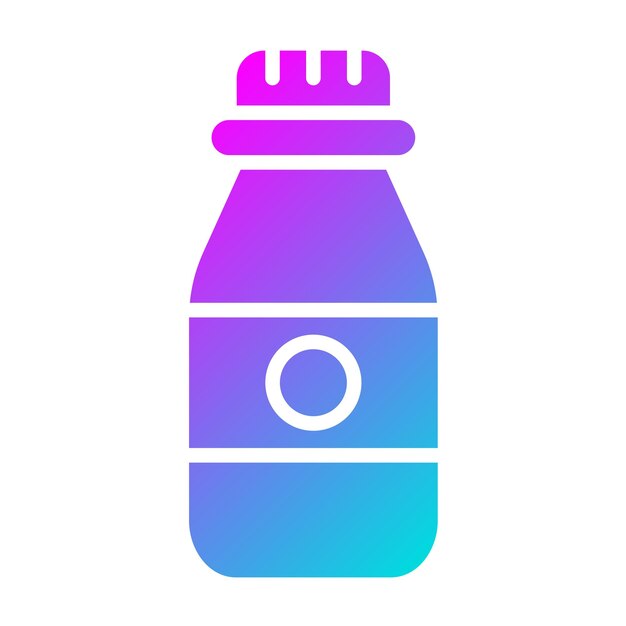 Vector vial bottle vector icon design illustration