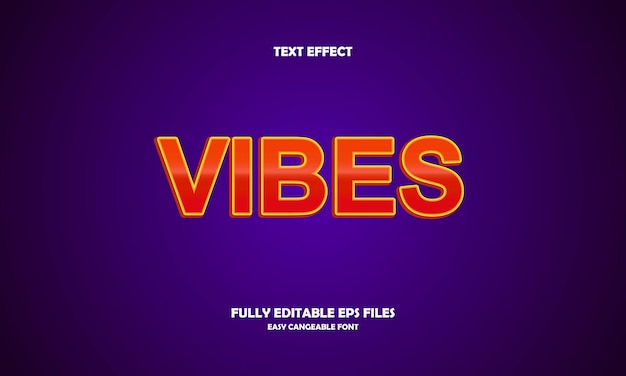 Vibes text effect